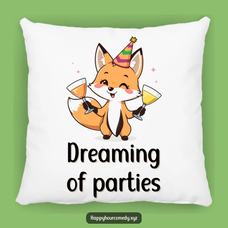 Cozy Funny Fox Juggler Pillow: Cuddle Up With This Playful Fox, Perfect Funny Gift