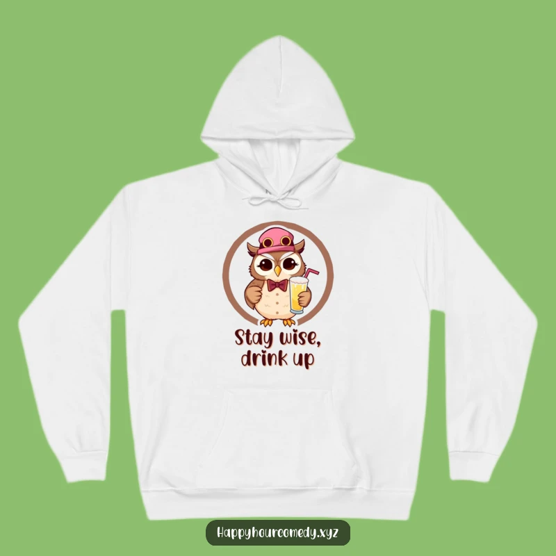 Cozy Funny Owl Bartender Hoodie: Warm Up With This Witty Owl, Your New Favorite Funny Gift