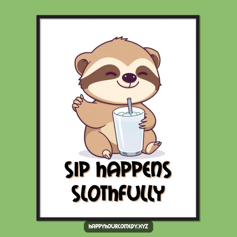 Free Printable Sloth Wall Art: Funny Downloadable Decor for a Relaxed Vibe