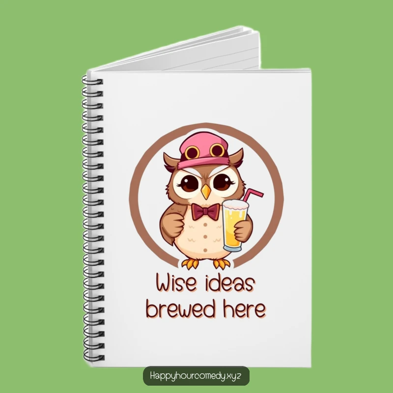 Funny Owl Bartender Notebook: Jot Down Ideas With This Witty Owl, Great Funny Gift